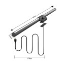 Striscia LED per monitor 44 cm RGB retroilluminazione 3 temperature di colore Dimmabile Supporto magnetico Alimentazione USB Nera Per il gaming 9