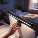 Striscia LED per monitor LYMAX L1 42 cm Controllo touch 3 temperature di colore Dimmabile Alluminio Alimentazione USB-C Nera Per lavoro 6