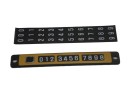 Striscia magnetica per numero di telefono per auto 4