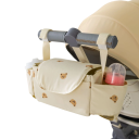 Stroller Handlebar Bag with Side Pockets Cute Bear Print Practical Organisation for Mums and Children 2