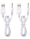 Strøm USB kabel DC 2.5mm 2 stk 1