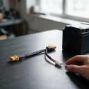 Strømfordelingskabel XT60 til SM-2A til lys og blinklys på elcykel Max 2 A Ledning 22 AWG i teflonisolering Vægt 18 g 4