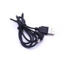Strømkabel 5V DC 3,5 x 1,35 til USB 1 m 2 stk. 2