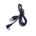 Strømkabel 5V DC 3,5 x 1,35 til USB 1 m 3