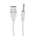 Strømkabel DC 2,5 mm til USB M/M 1 m 3