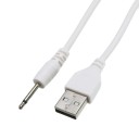 Strømkabel DC 2,5 mm til USB M/M 1 m 4