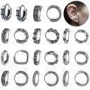 Στρογγυλά σκουλαρίκια G2559 1