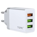 Stroomadapter 3 USB-poorten Quick Charge K699 2