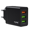 Stroomadapter 3 USB-poorten Quick Charge K699 1
