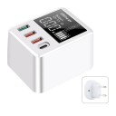 Stroomadapter 3 USB-poorten / USB-C Quick Charge en PD 2