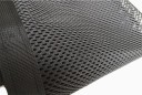 Stropná sieť do auta 80x55 cm čierna úložná sieťka na strop zavazadlový organizér so zipsom a prackami pre interiér vozidla 8