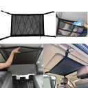 Stropnetz für Autos 78x54 cm schwarze Aufbewahrungssnetz für die Decke Gepäckorganizer mit Schnallen für den Innenraum des Fahrzeugs 3