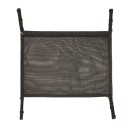 Stropní síť do auta 80x55 cm černá úložná síťka na strop zavazadlový organizér se zipem a přezkami pro interiér vozu 1