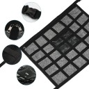 Stropní síť do auta 90x65 cm černá úložná síťka na strop zavazadlový organizér s přezkami pro interiér vozu 2