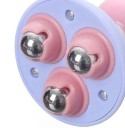 Strumento di massaggio manuale con tre palline magnetiche per il relax di tutto il corpo Dispositivo a palline per massaggio puntuale del corpo Strumento per il massaggio dei muscoli 10 x 7 cm 2