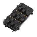 Strumento didattico per chitarra con 18 pulsanti Utensile per l'apprendimento degli accordi Facile da suonare per principianti Accessori per chitarra Nero 3