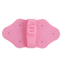 Strumento per massaggio con 7 palline in acciaio con rotazione a 360° Piastra massaggiante per la mano contro crampi e dolori muscolari Dispositivo a palline per massaggio puntuale del corpo 16 x 8 cm 3