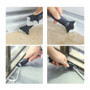 Strumento per rimuovere e lisciare sigillanti con 5 punte in silicone Professionale raschietto manuale per fughe e lavori di finitura 4