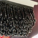 Stuha cu ciucuri din mărgele 45 cm bandă decorativă din poliester cu mărgele pentru decorarea hainelor, costumelor de dans și decorațiunilor textile 1