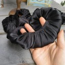 Stuha z dvouvrstvého skládaného volánku 5 cm dĺžka 91 cm Viskóza nylon dekoratívna volánková páska Ozdobný lem na šitie a tvorenie 1