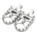 Stupačky na motocykl 57 × 88 mm otočné 360° montážny otvor 10 mm jednofarebné univerzálne pre väčšinu motocyklov 7