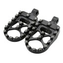Stupačky na motocykl 57 × 88 mm otočné 360° montážny otvor 10 mm jednofarebné univerzálne pre väčšinu motocyklov 1