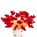 Stuzzicadenti di Natale con renna 100 pz 1