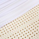 Štvorcová matrace s otvormi pre prevzdušnenie 200x200x10 cm latexová kaučuková béžová pre extra široké lôžko vo veľkej spálni 2