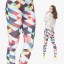 Stylische Damen-Leggings mit bunten Dreiecken 4