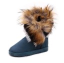 Stylische Damen-Winterstiefel mit Fell J1783 7