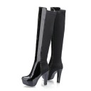 Stylische glänzende Stiefel J1011 2