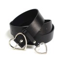 Stylish Belt with Heart-Shaped Pendant J1624 1