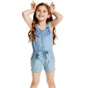 Stylish Girls' Jumpsuit - Blue 3