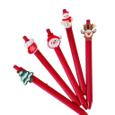 Stylo à bille avec décoration de Noël 5 pcs G3088 3