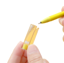Stylo effaçable avec motif Pikachu Stylo noir effaçable pour enfants Pokémon fournitures scolaires pour enfants 0,5 mm, 12 pièces 4