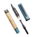 Stylo plume JINHAO en bois de chêne pointe EF 0,38 mm stylo calligraphique matériau naturel usage bureau et scolaire 3