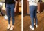 Štýlové dievčenské džínsy - jarná / jesenná 2