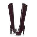 Stylowe błyszczące botki J1011 5