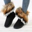 Stylowe damskie buty zimowe z futerkiem J1783 3