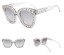 Stylowe damskie okulary przeciwsłoneczne retro J3017 11