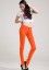 Stylowe jeansy damskie - Orange 2