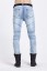 Stylowe męskie jeansy skinny J1522 5
