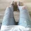 Stylowe męskie jeansy skinny J1522 7