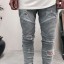 Stylowe męskie jeansy skinny J1522 10