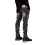 Stylowe męskie jeansy z przetarciami J970 1