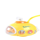 Submarino infantil para la bañera con ducha para jugar durante el baño en color amarillo o azul con ventosa y manguera larga 5