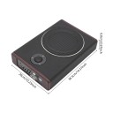 Subwoofer activ pentru mașină 36,5 x 26 x 6,8 cm 8" subwoofer ultra subțire sub scaun 12 V 600 W amplificator de bass 7
