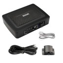 Subwoofer autóba ülés alá Plochý aktív mélynyomó RMS 150 W 12 V tápellátás Szabályozóval és kábelezéssel Fekete Személyautókhoz 2