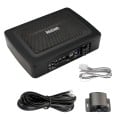 Subwoofer de voiture sous le siège Subwoofer actif plat RMS 150 W Alimentation 12 V Avec régulateur et câblage Noir Pour voitures particulières 2