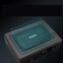 Subwoofer do auta pod sedadlo Plochý aktivní basový reproduktor RMS 150 W Napájení 12 V S regulátorem a kabeláží Černý Pro osobní auta 4